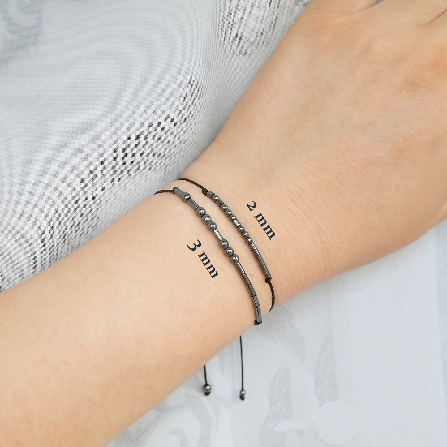 I LOVE YOU morzes koda rokassprādze, 3mm