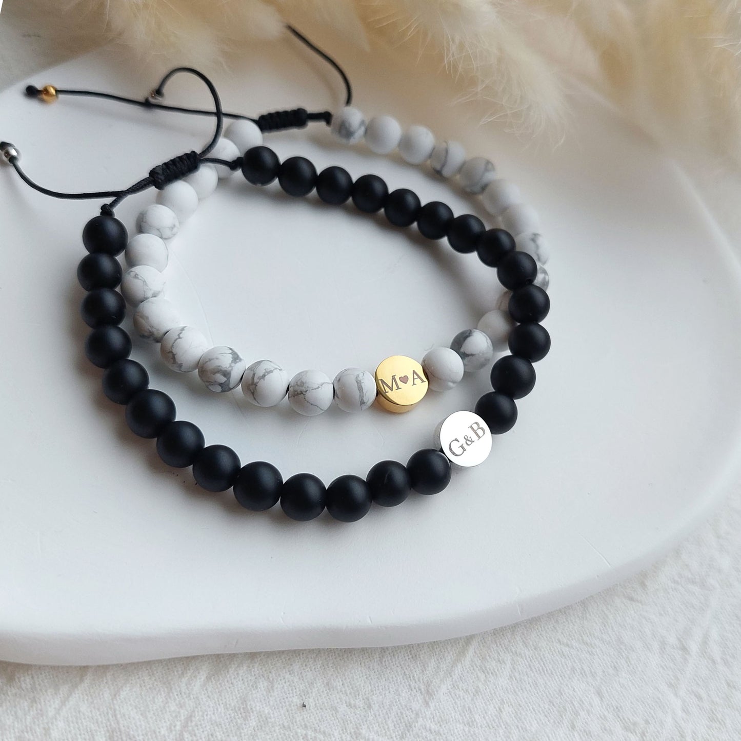 personalizētas pāru rokassprādzes, valentīndienas dāvana