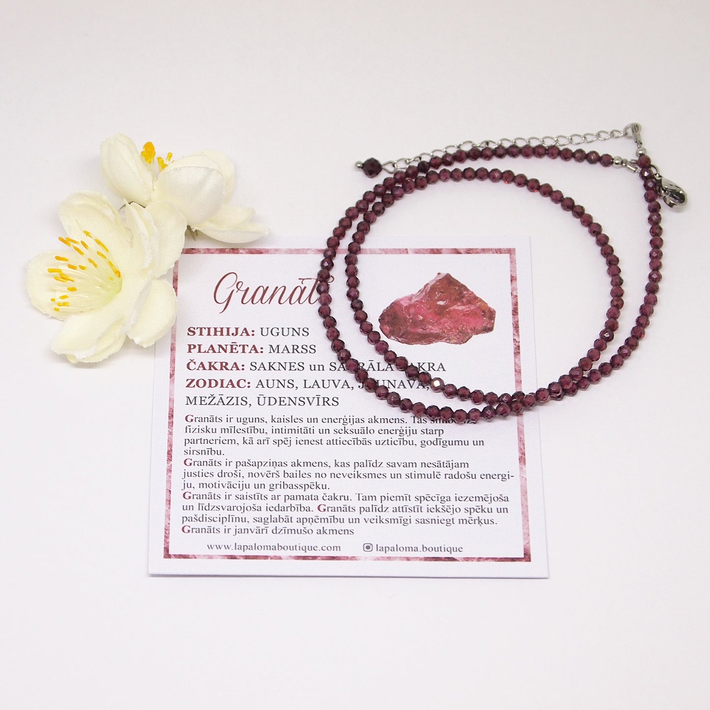 granāta nozīme, granāta īpasības