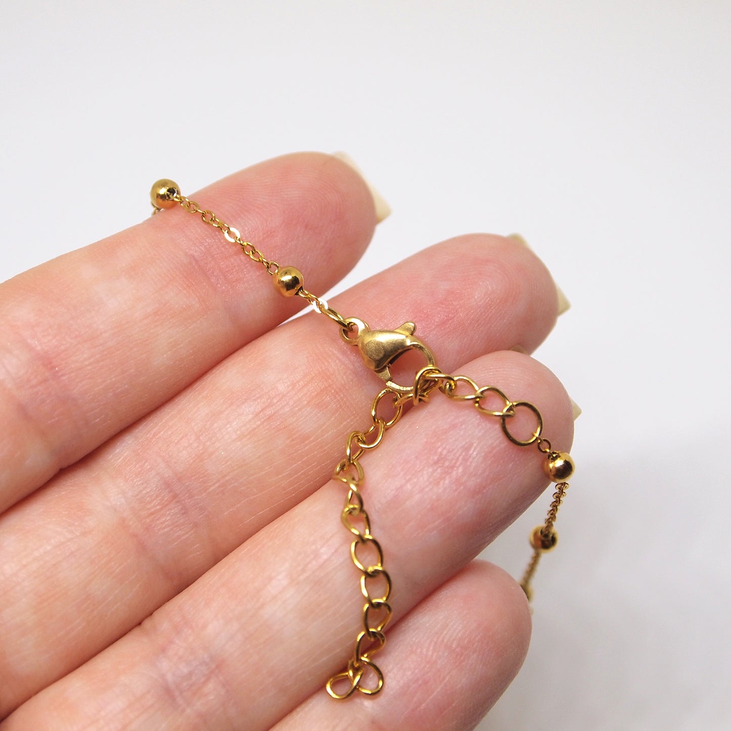 Gold Lapis lazuli necklace