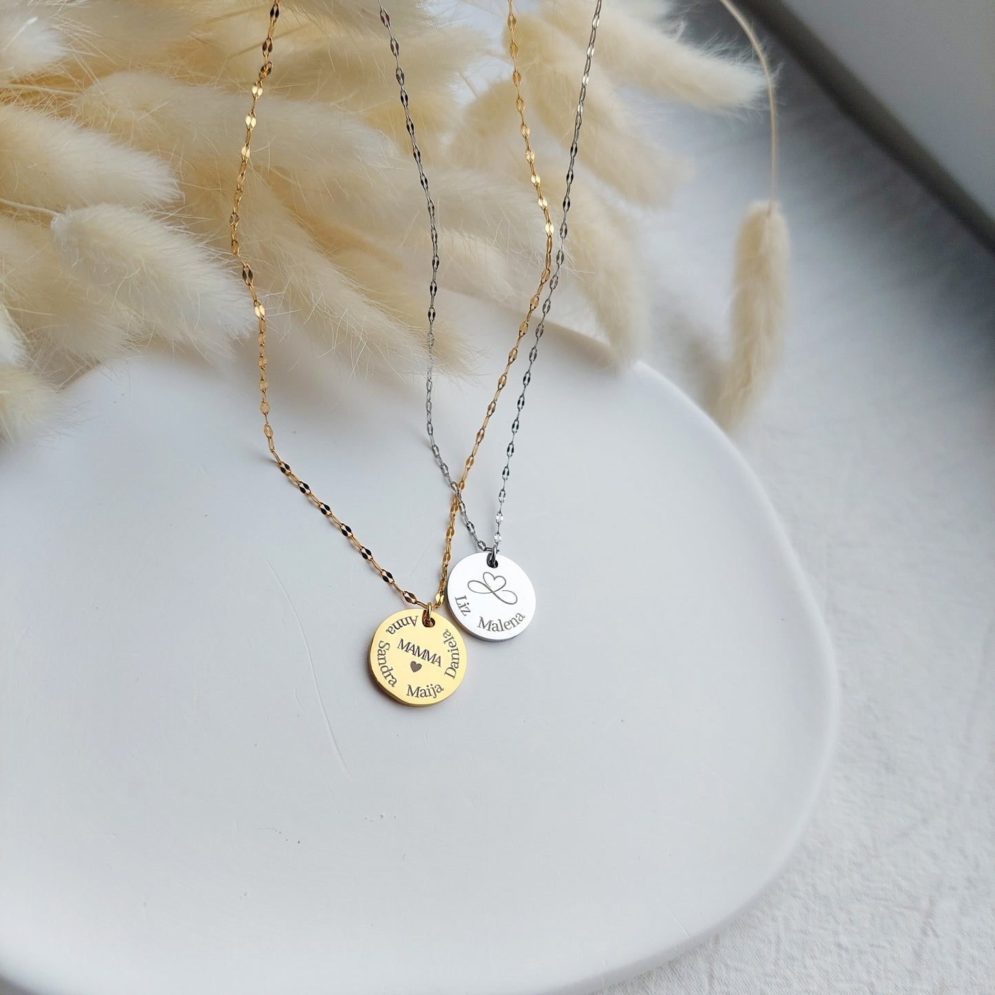 kaklarota mammai ar bērnu vārdiem, dāvana mammai, vecmāmiņai vai tantei