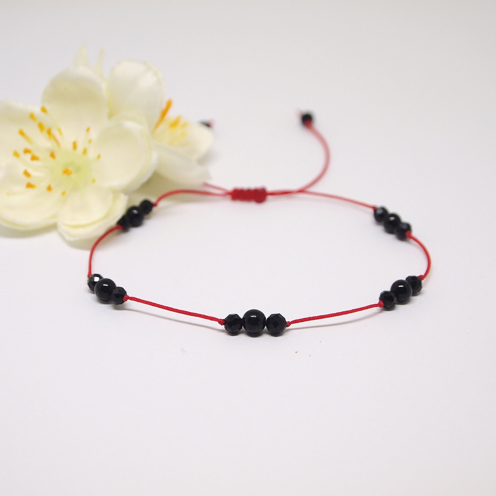 red black tourmaline protection bracelet