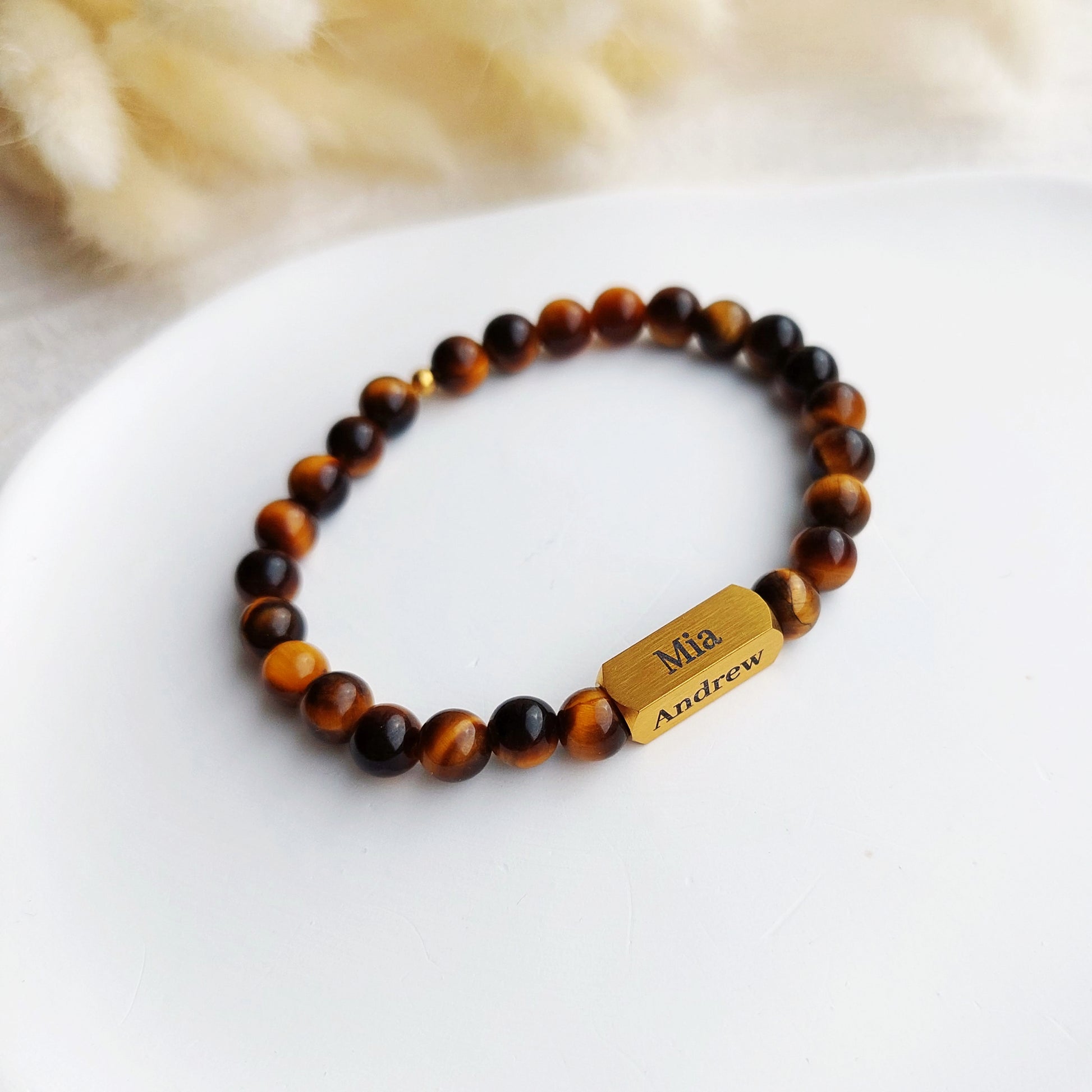 tīgeracs rokassprādze ar personalizētu gravējumu, derēs gan sievietēm gan vīriešiem