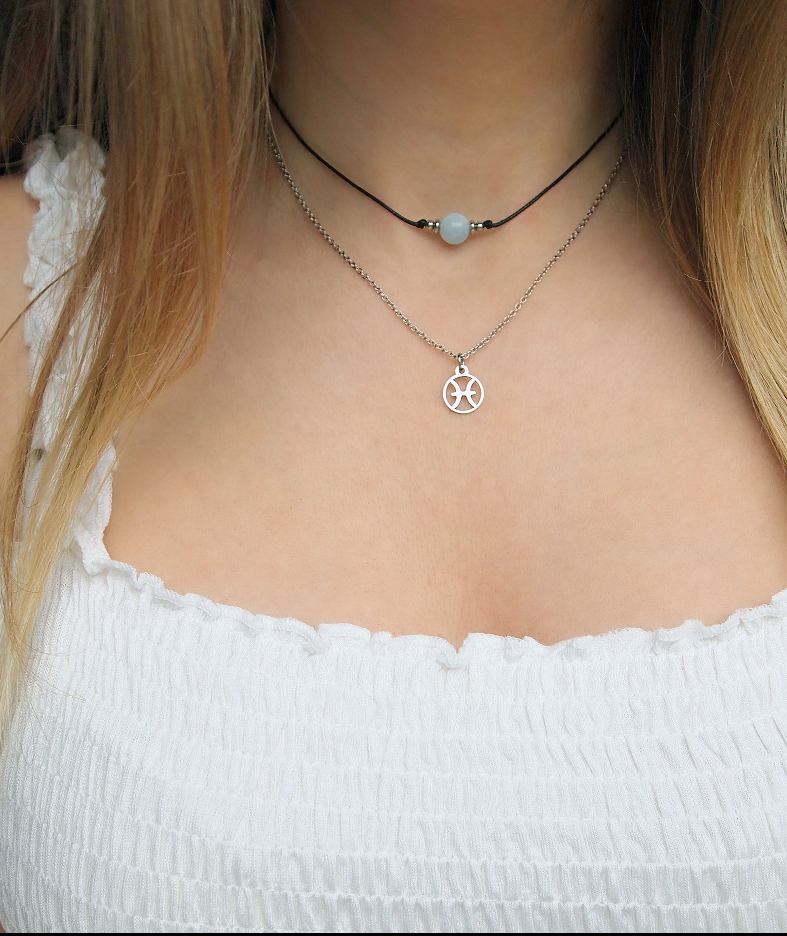 Pisces sign necklace – La Paloma Boutique